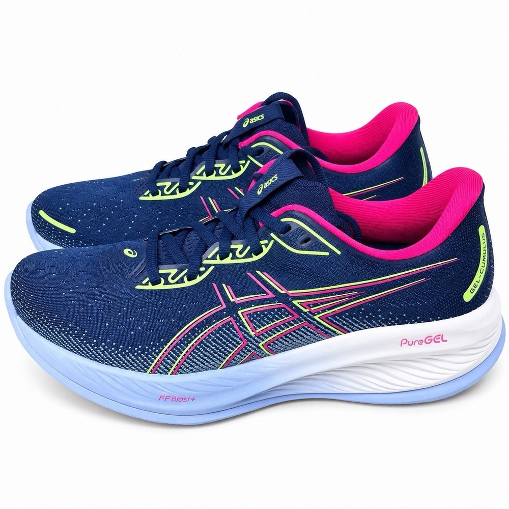 ASICS Gel-Cumulus 26 Blue Expanse Pink Rave 1012B738-400 Women's Size 12 Running